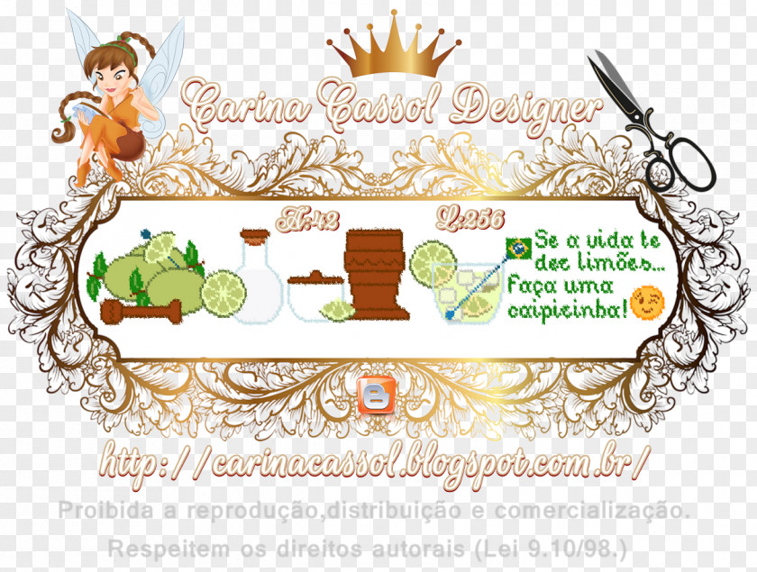 Caipirinhas Embroidery & Cross-stitch Pattern PNG