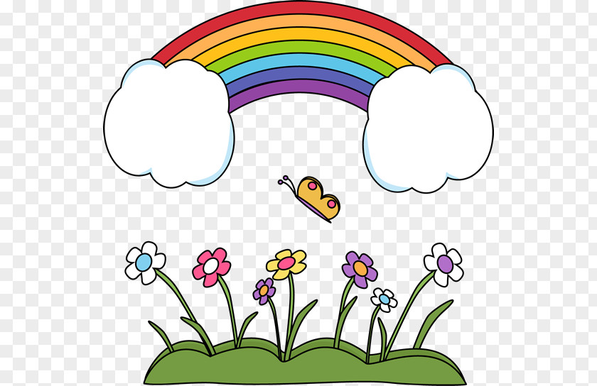 Free Rainbow Clipart Spring Content Clip Art PNG