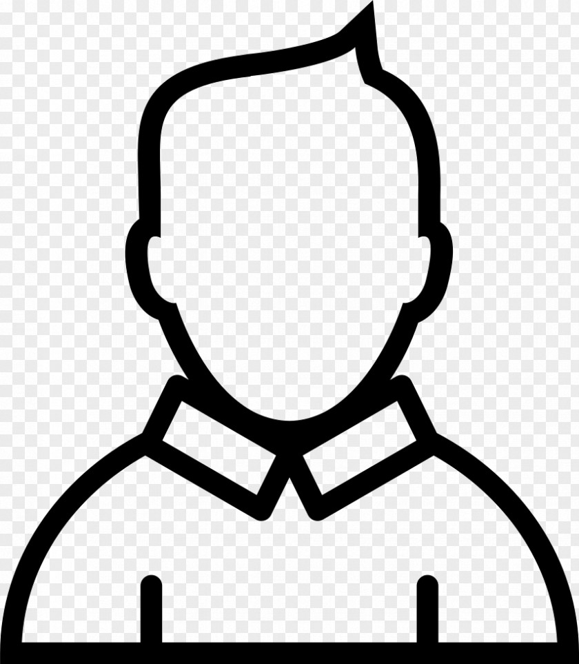 Outline Of Man Black & White Download Photography PNG