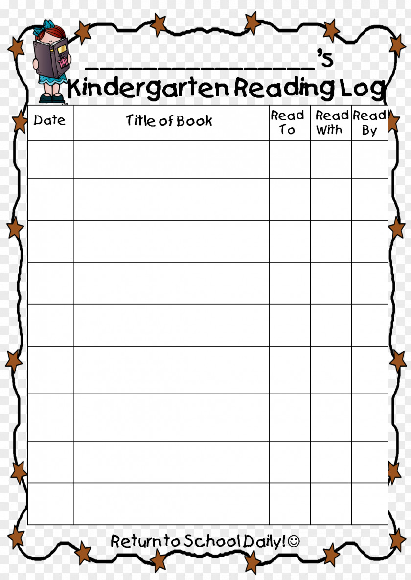 School First Grade Reading Homework Template Writing PNG