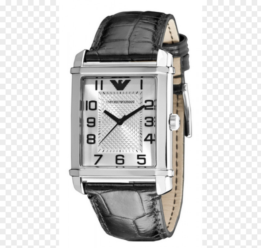 Watch Armani Strap Fashion Leather PNG