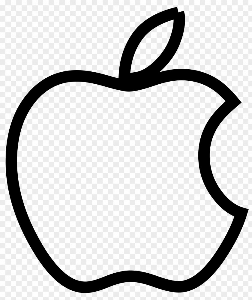 Black Apple Icon Design PNG