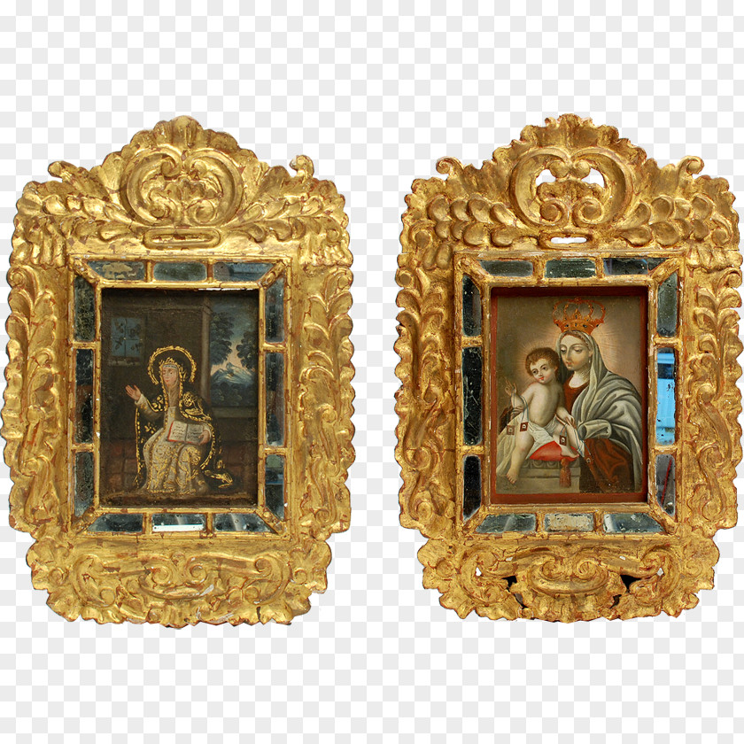 Brass 01504 Picture Frames Antique PNG