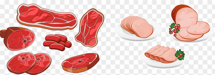 Ham, Sausage And Bacon Steak Ham Meat Domestic Pig PNG