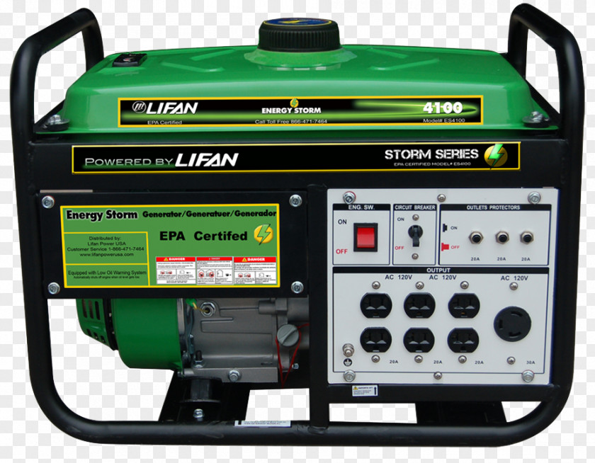 Lifan Group Electric Generator LIFAN Power USA Energy Storm 2200 ES4100 4000 PNG