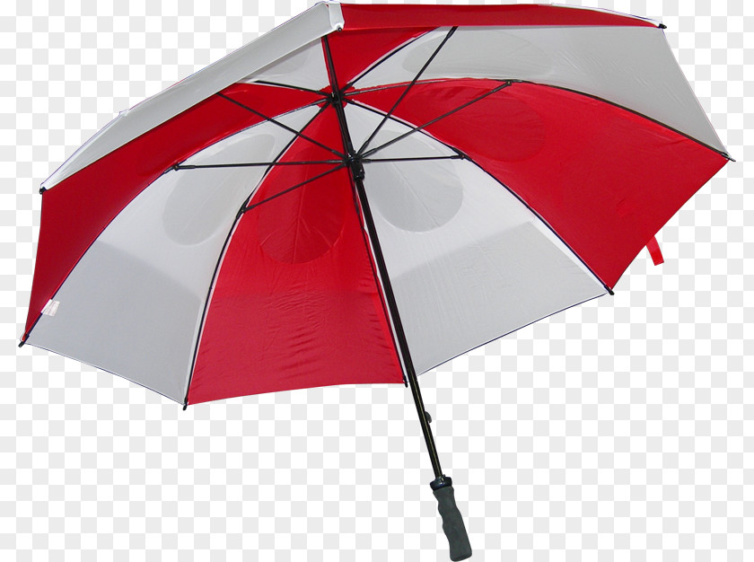Red Umbrella White GustBuster Golf PNG