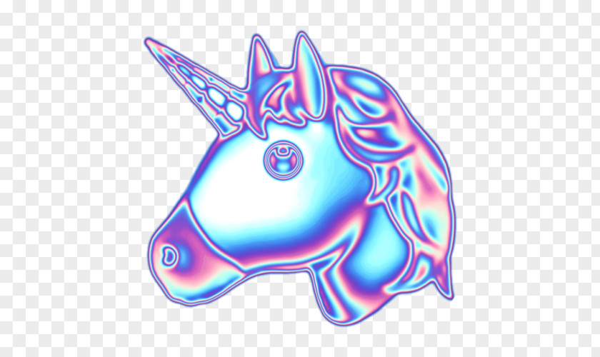 Sticker Emoji Unicorn PNG