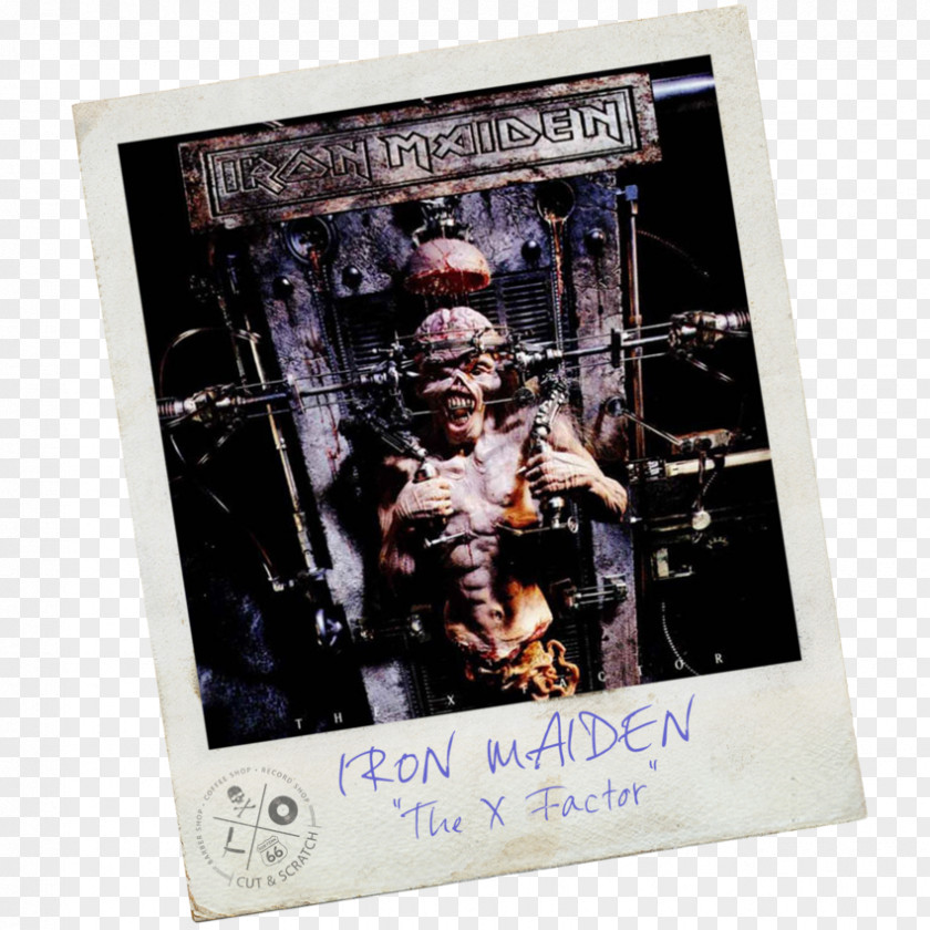 X Factor The Iron Maiden LP Record Album Phonograph PNG