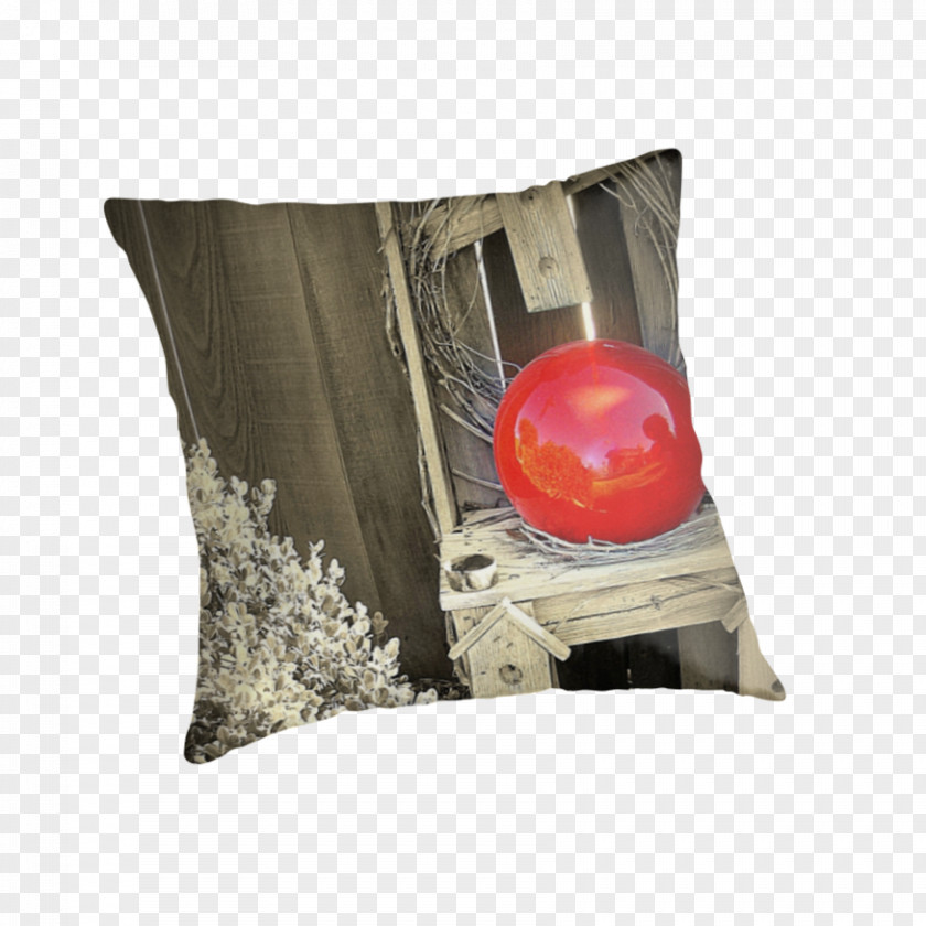 Bubble Red Throw Pillows Cushion PNG