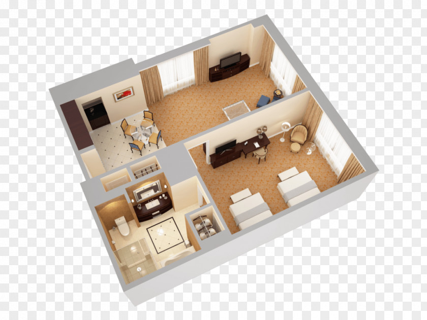 House Floor Plan Suite Apartment Hotel PNG