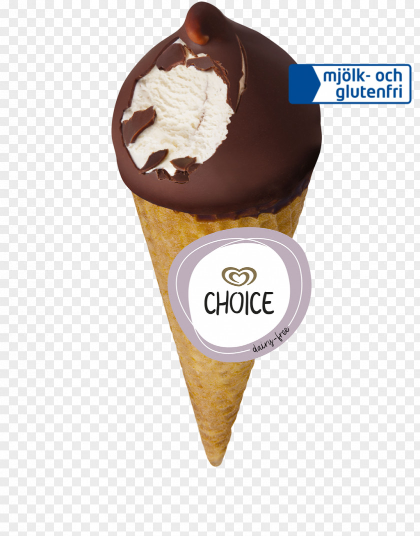 Ice Cream Chocolate Cones Vanilla PNG