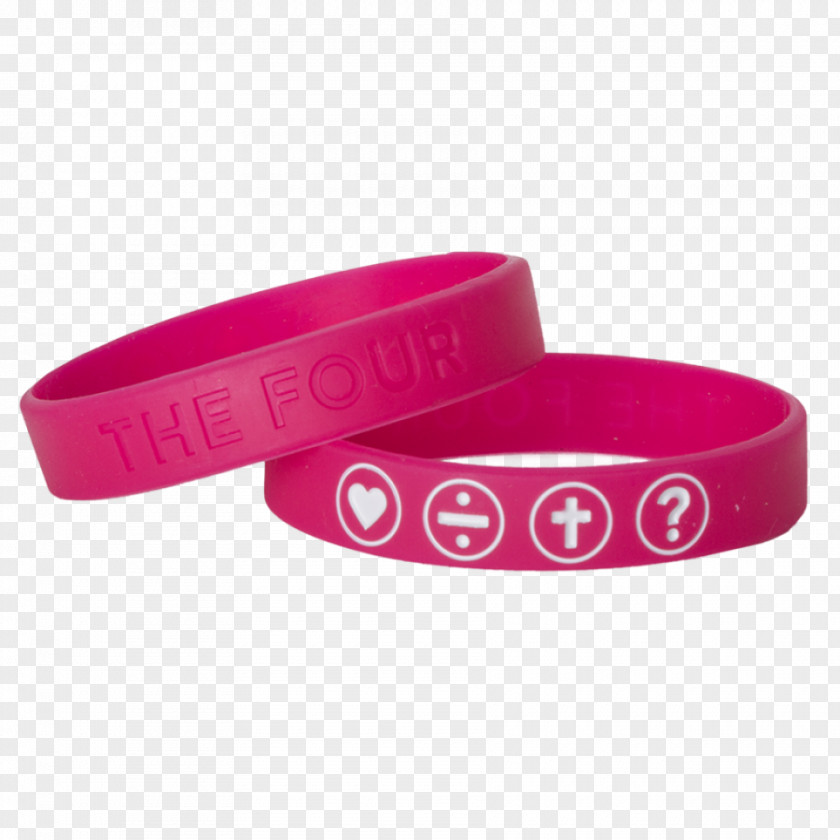 Tord Larsson Wristband Pink Bracelet Violet White PNG