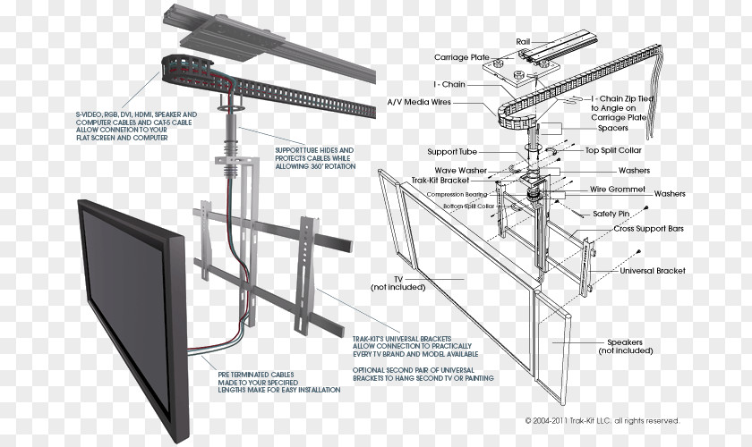 Tv Cabinet Design Cable Television TV-Lift Flat Panel Display Diagram PNG