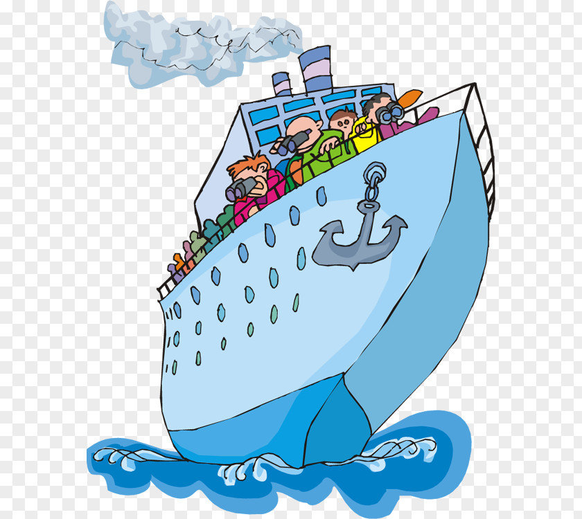 Cruise Ship Clip Art Image Illustration PNG