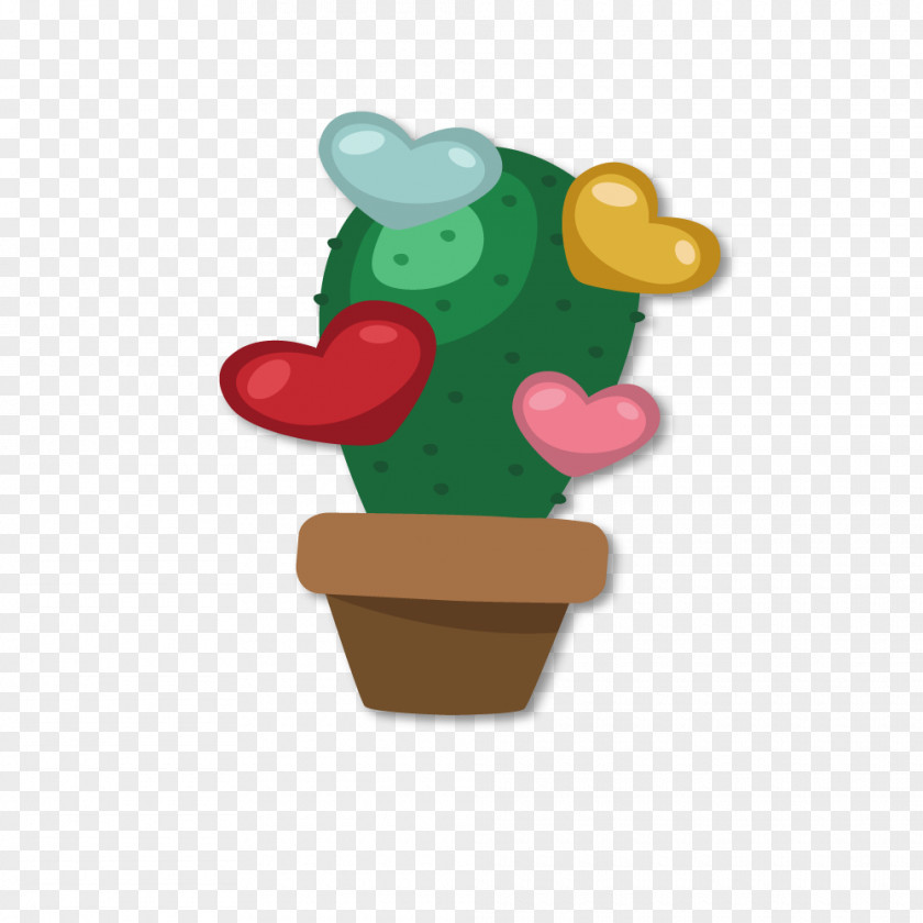 Love Prickly Pear Vector Cactaceae PNG