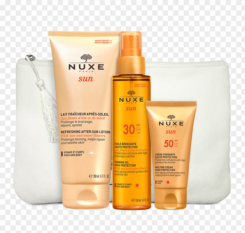 Pompon Sunscreen Lotion Nuxe Cosmetics Cream PNG