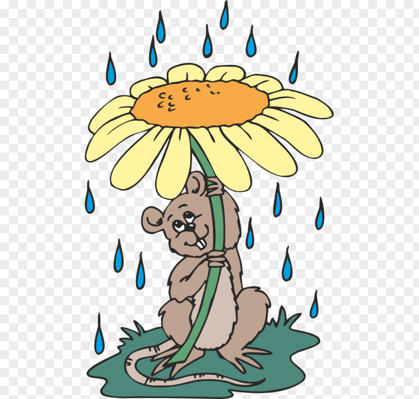 Rain Clip Art Flower Image April Shower PNG