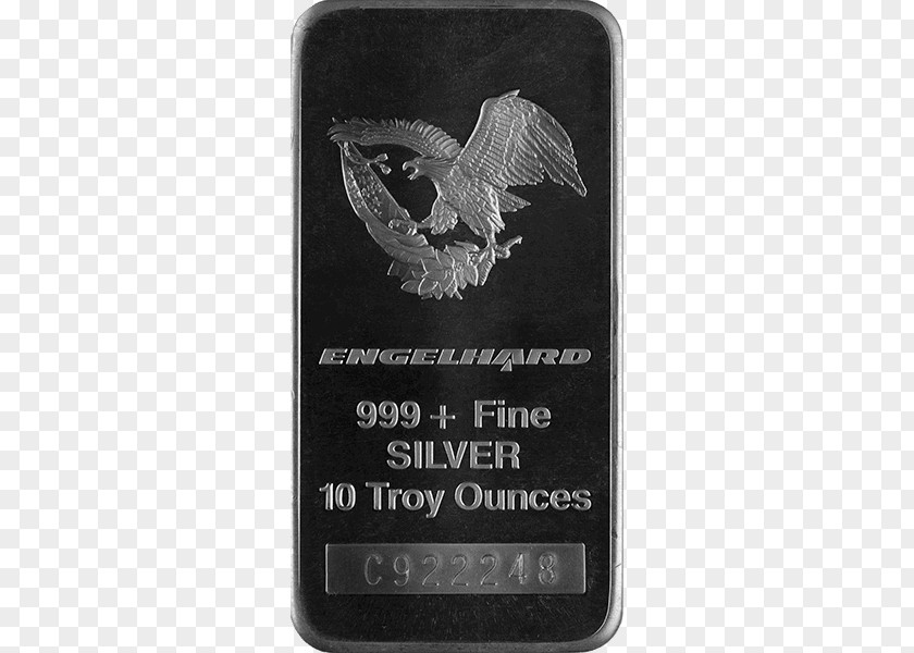 Silver Bar Bullion Engelhard Gold Sales PNG