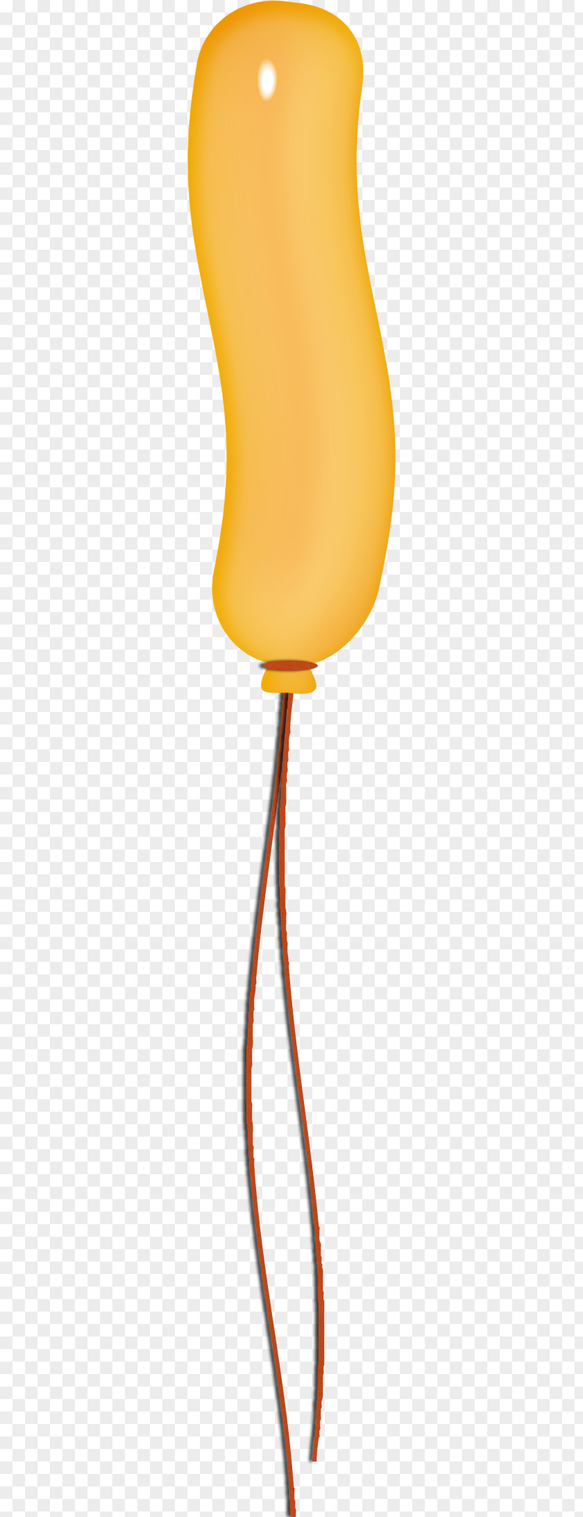 Yellow Balloon Electric Light Font PNG