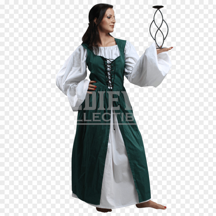 Medieval Middle Ages Wedding Dress Bodice Gown PNG
