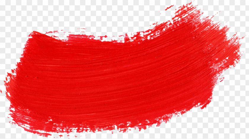 Brush Stroke Red Paintbrush PNG