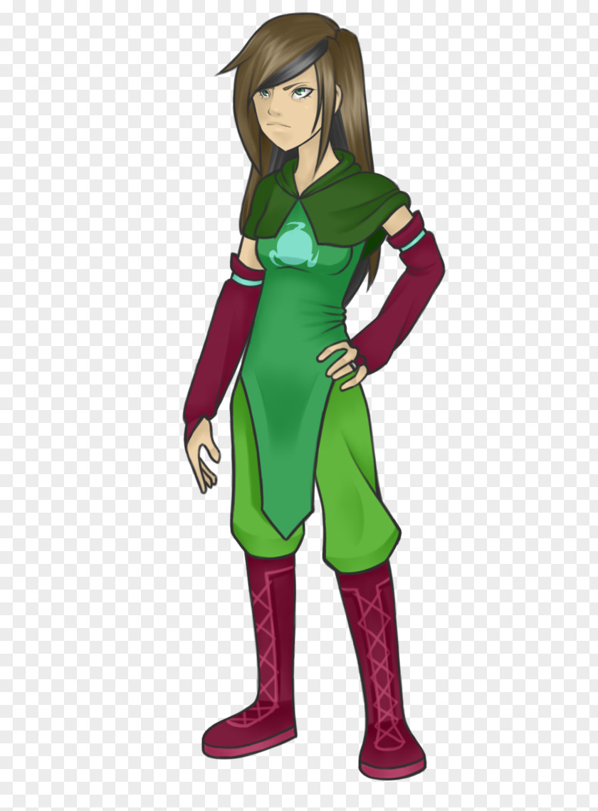 Gnq Costume Design Green Legendary Creature Animated Cartoon PNG