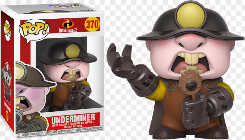 Incredibles Rise Of The Underminer Jack-Jack Parr Funko Frozone PNG