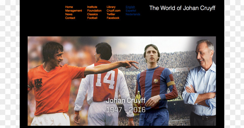 Johan Cruyff FC Barcelona FIFA World Cup Netherlands National Football Team AFC Ajax Player PNG