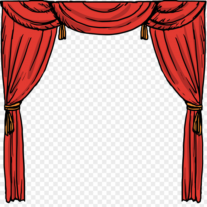 Lacy Background Theater Drapes And Stage Curtains Vector Graphics Image PNG