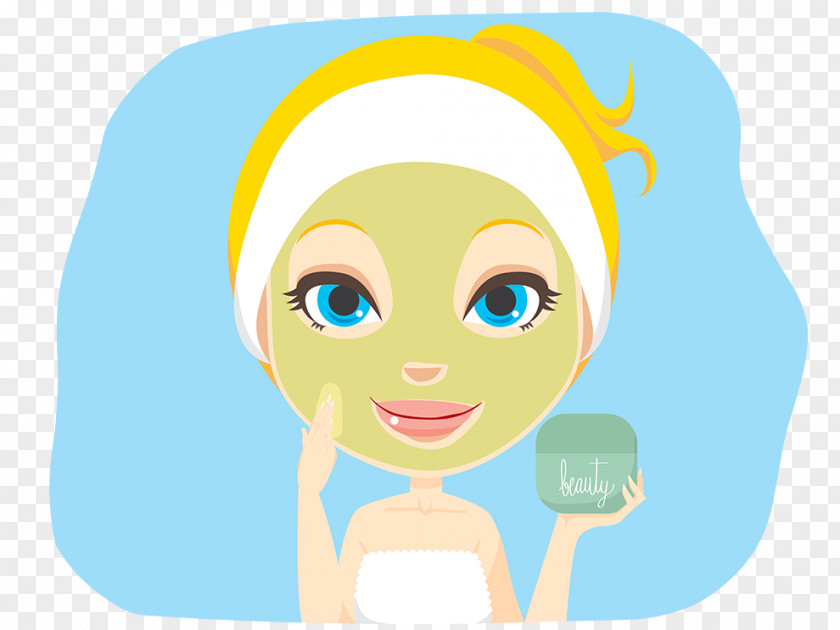 Skin Care Cartoon Facial Cream Face Beauty PNG