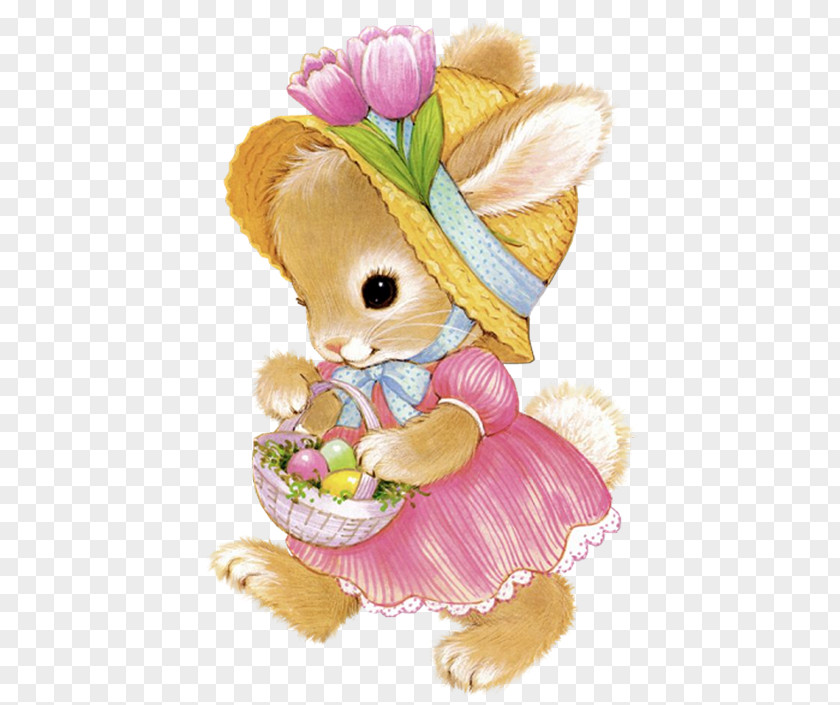 Cute Easter Cliparts Bunny Rabbit Clip Art PNG