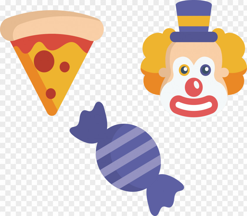 Delicious Pizza Birthday Party Icon PNG