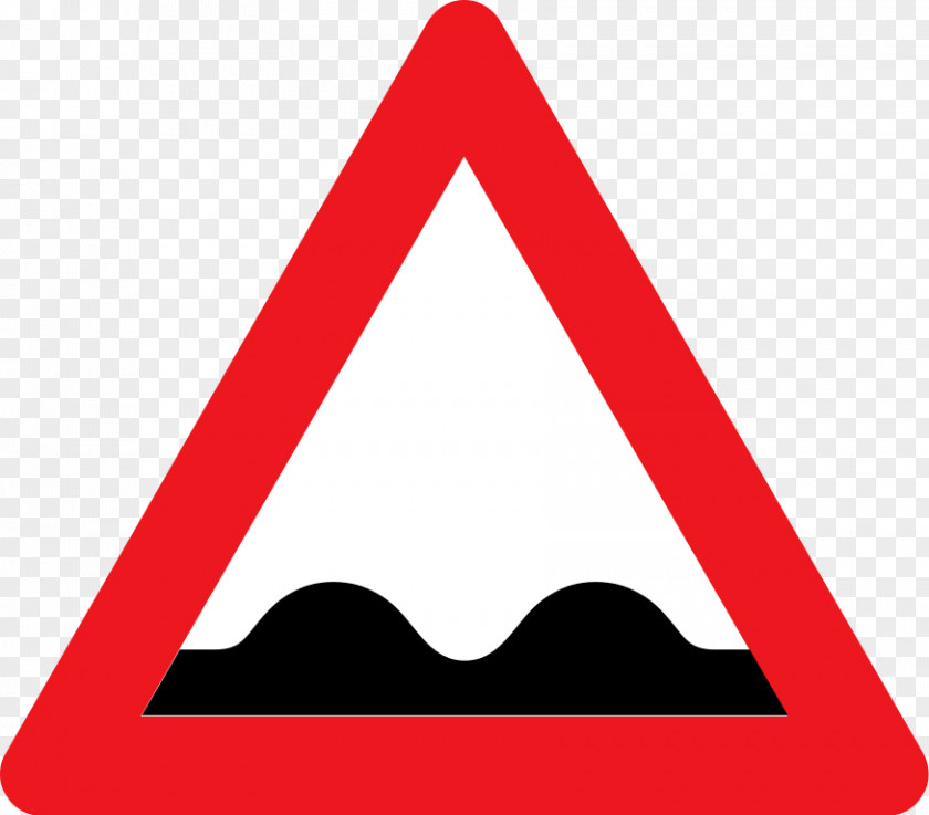 Denmark Traffic Sign Speed Bump Warning Road PNG