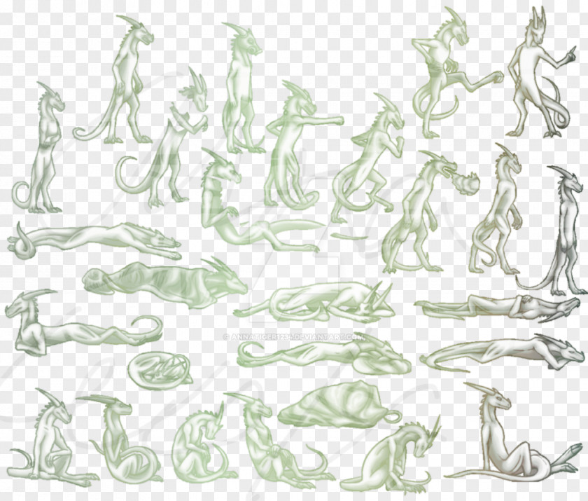 Drawing Poses Anthropomorphism Furry Fandom Sketch PNG