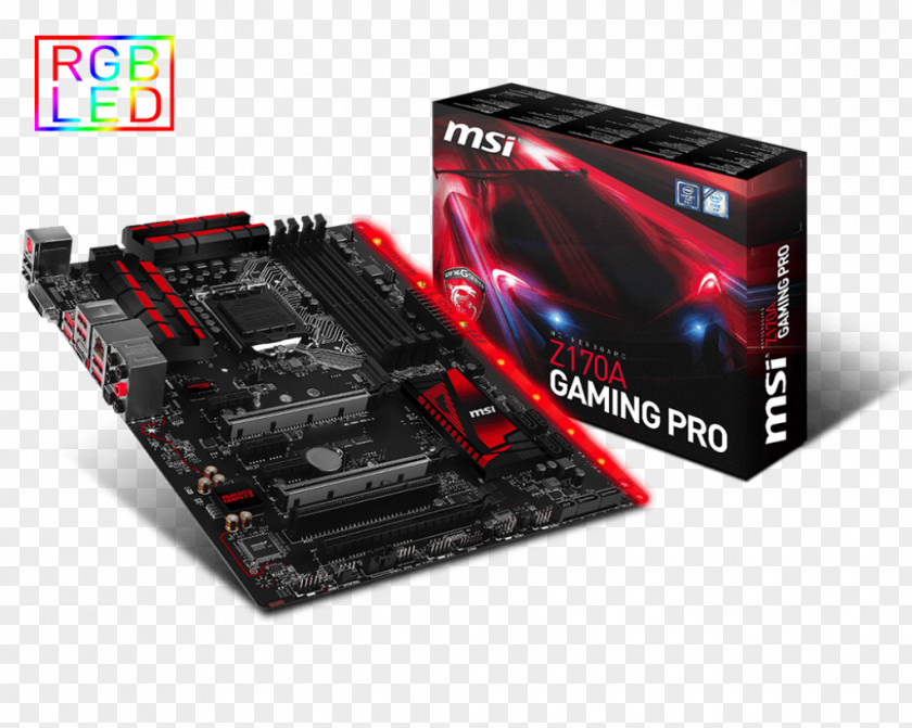 Intel LGA 1151 Motherboard MSI Z170 Gaming Pro PNG