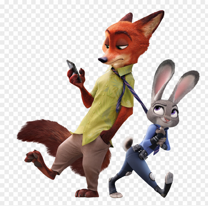 Judy Hopps And Nick-Wilde Zootopia Lt. Nick Wilde Finnick Toy Clip Art PNG