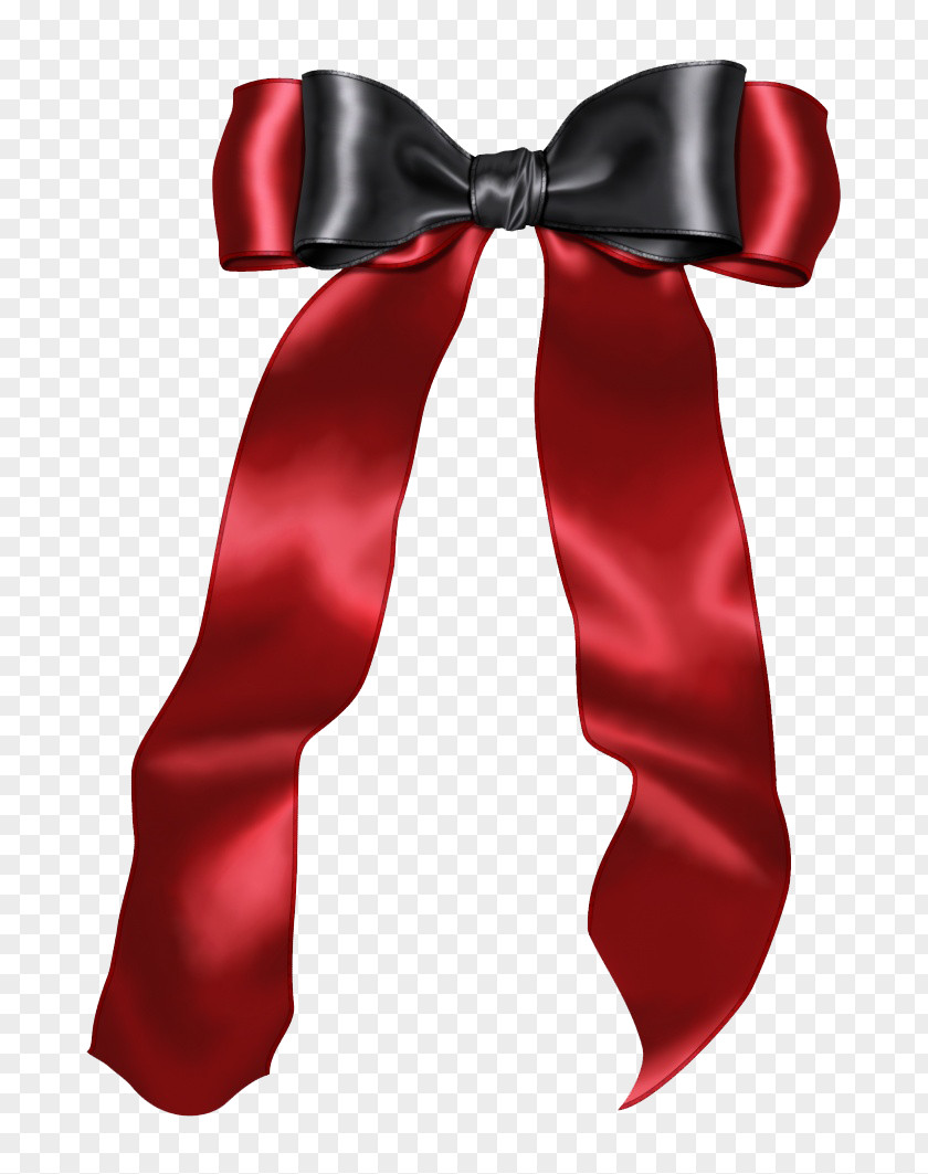 Red Bow Ribbon Shoelace Knot PNG