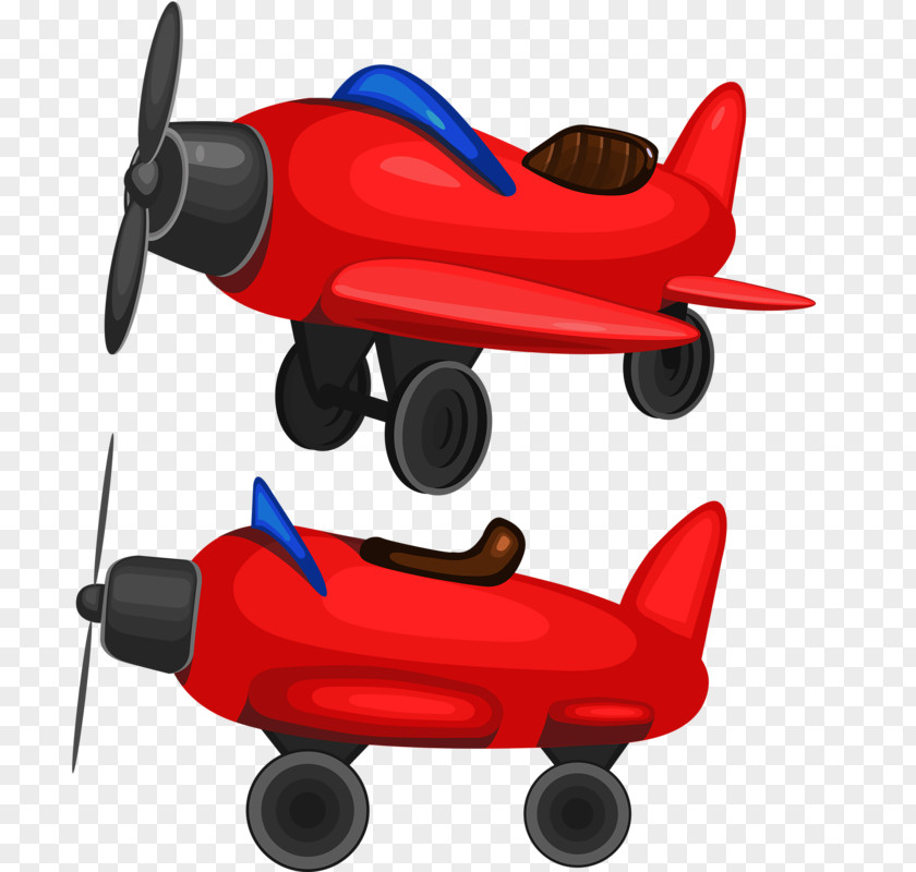 Red Helicopter Airplane Aircraft Clip Art PNG
