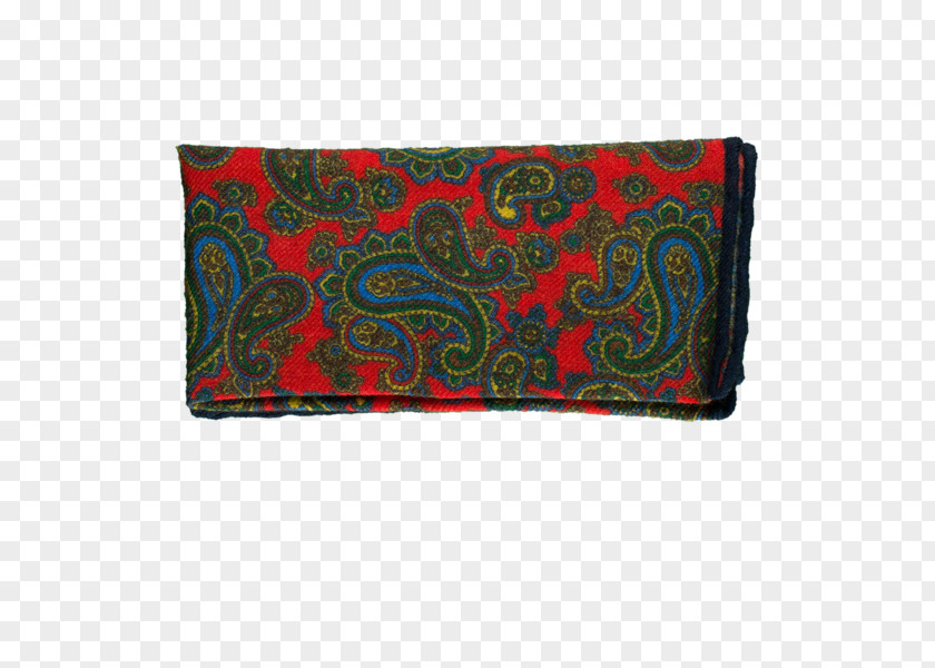 Superman Red Scarf Visual Arts Paisley Motif Coin Purse Pattern PNG