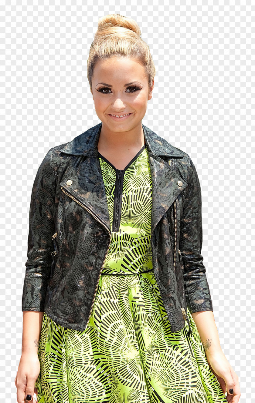 Demi Lovato Sonny With A Chance The Walt Disney Company Leather Jacket PNG