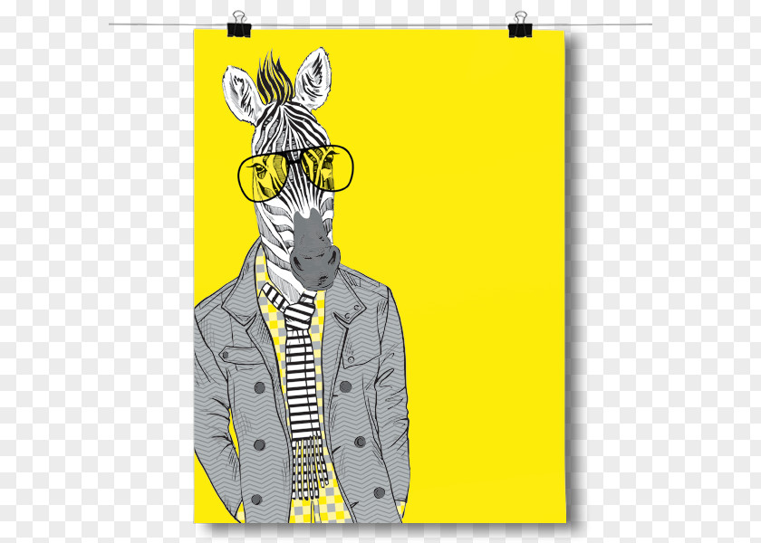 Fashion Poster Horse Zebra Sport Coat PNG