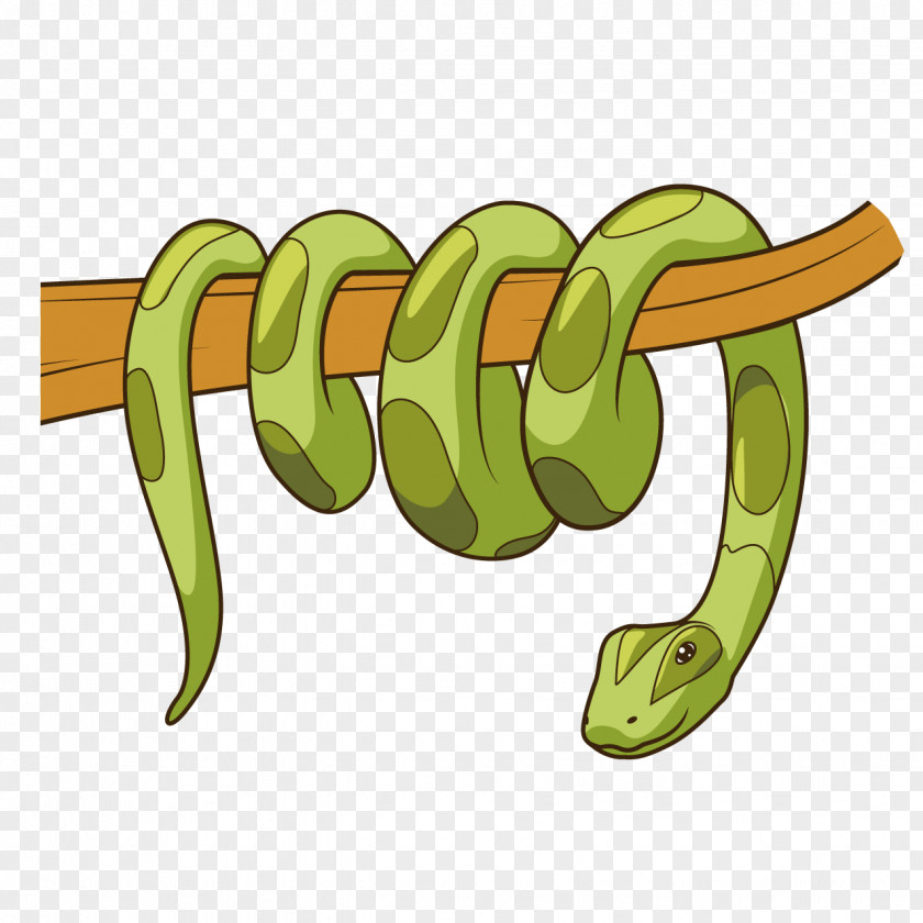 Green Snake On A Stick Connect The Dots Drawing Illustration PNG