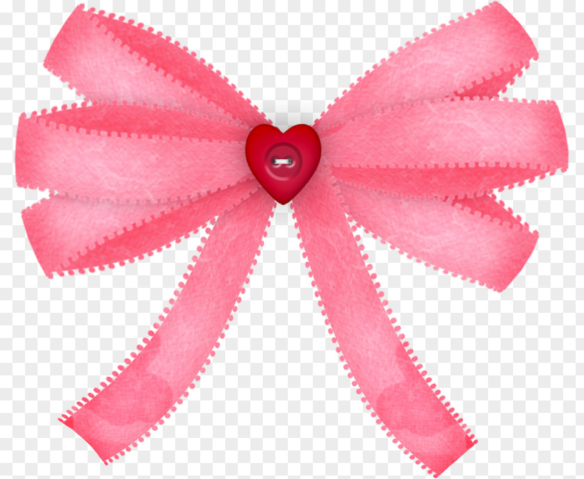 Pink Bow Paper Ribbon Clip Art PNG