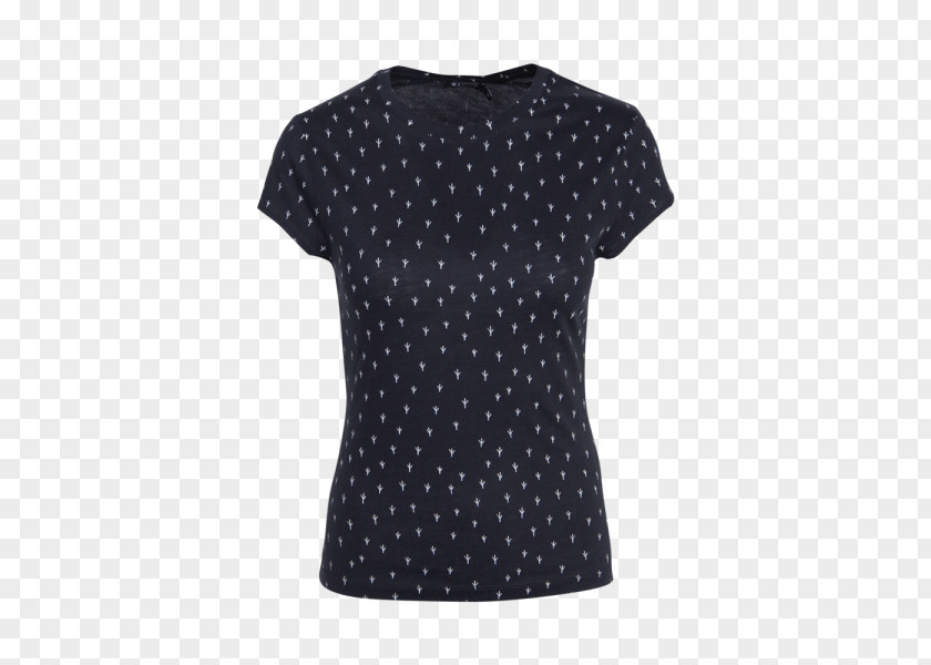 T-shirt Polka Dot Shoulder Sleeve Dress PNG