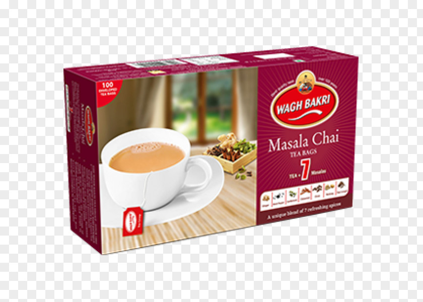 Tea Wagh Bakri Masala Chai Bags Green PNG