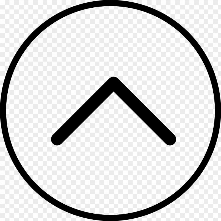 Up Arrow Circle Angle Symbol Rim PNG