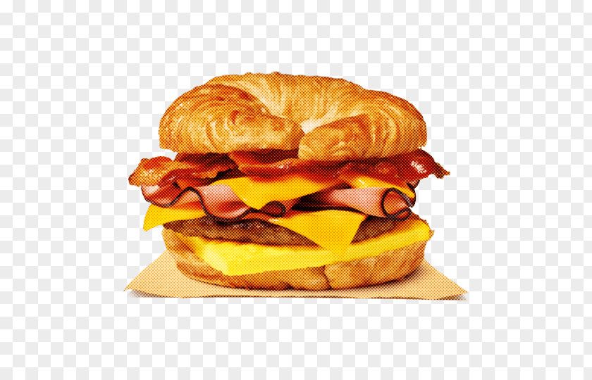 Bacon Sandwich Cheeseburger Food Dish Breakfast Fast Junk PNG