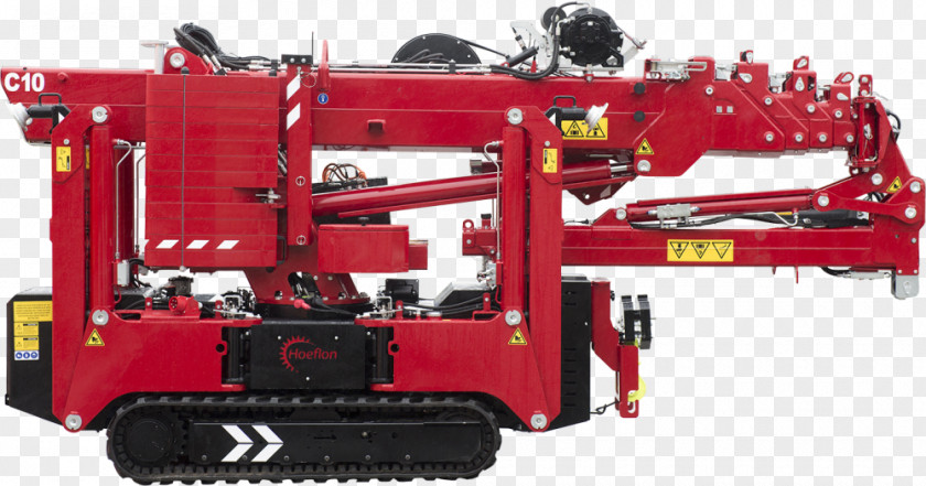 Crane Hoeflon International B.V. Truck Dźwig Machine PNG