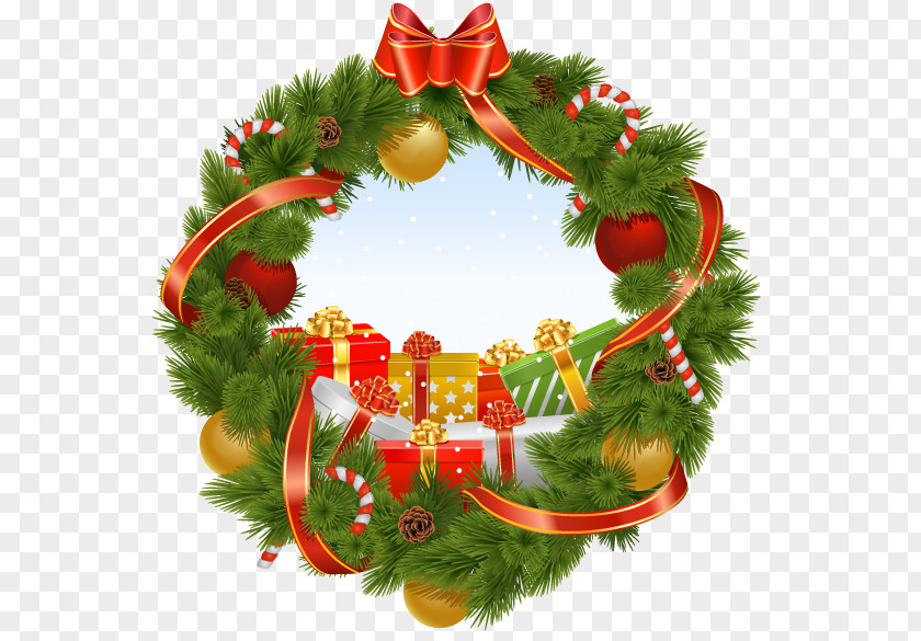 Mushaf Logo Ornament Wreath Christmas Decoration Garland PNG