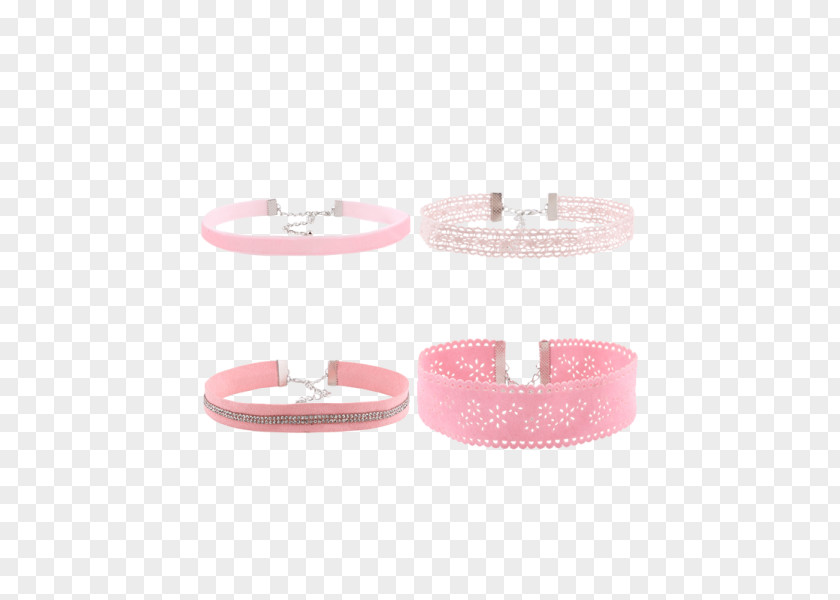 Pink Bling Earrings Choker Necklace Bijou Jewellery PNG
